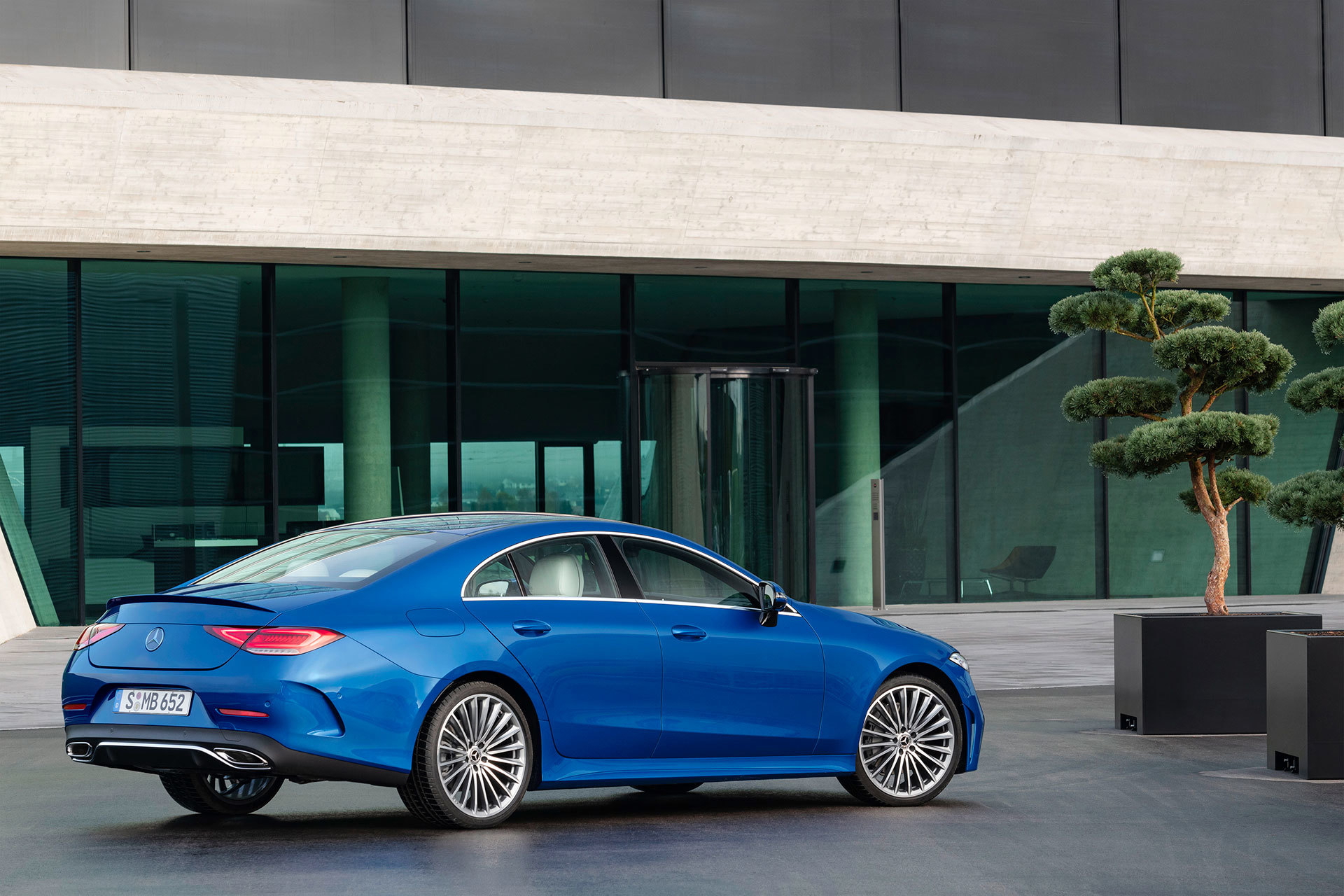 Mercedes Cls Coupe 2021 Azul Amg Line 12