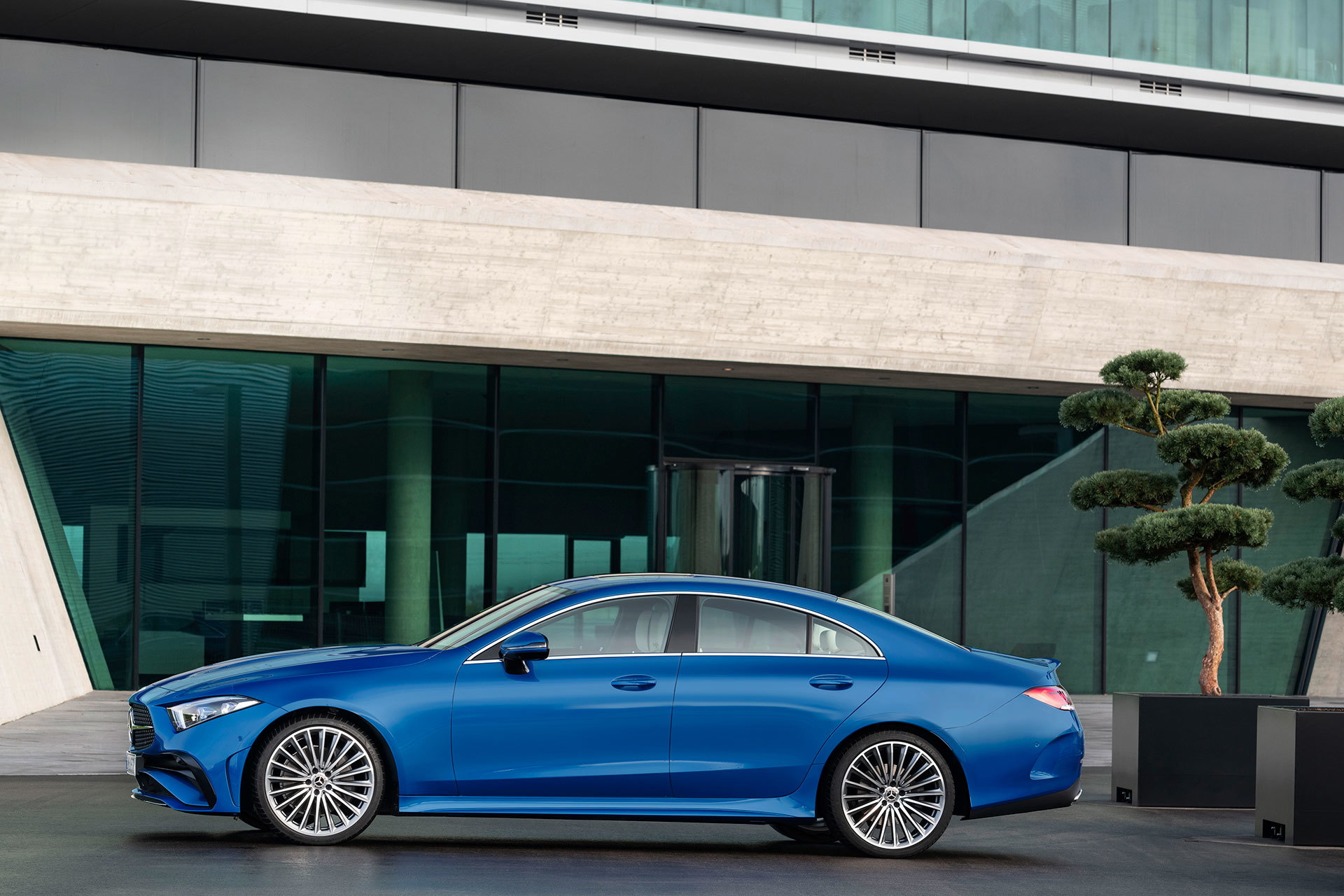 Mercedes Cls Coupe 2021 Azul Amg Line 13