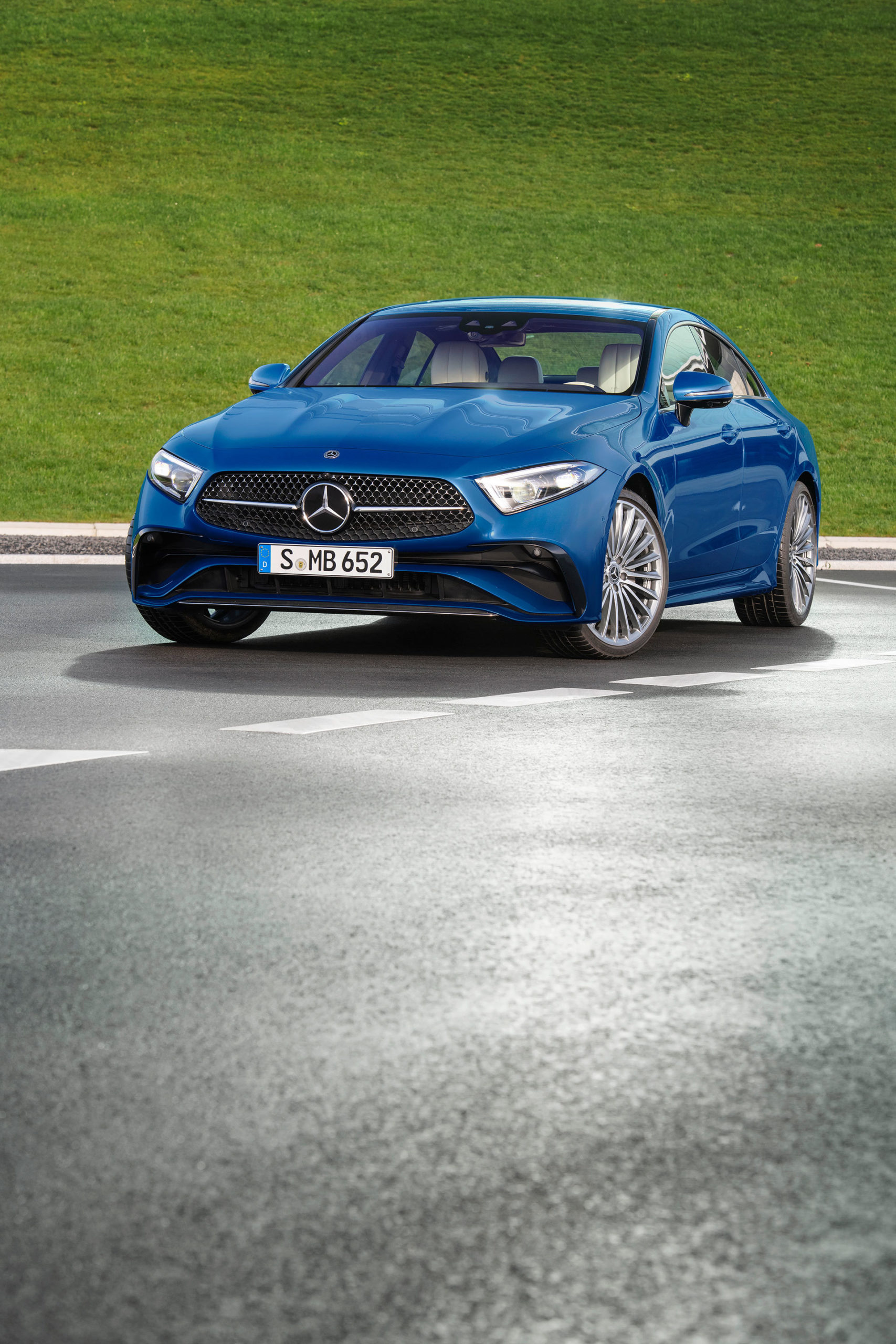 Mercedes Cls Coupe 2021 Azul Amg Line 15