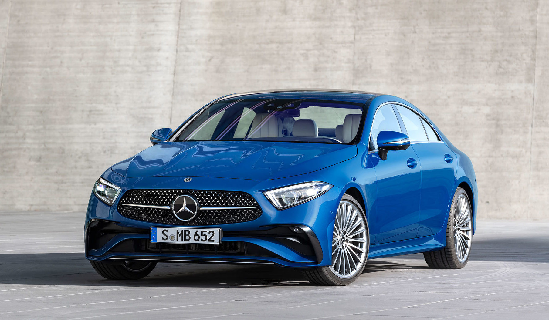 Mercedes Cls Coupe 2021 Azul Amg Line 23