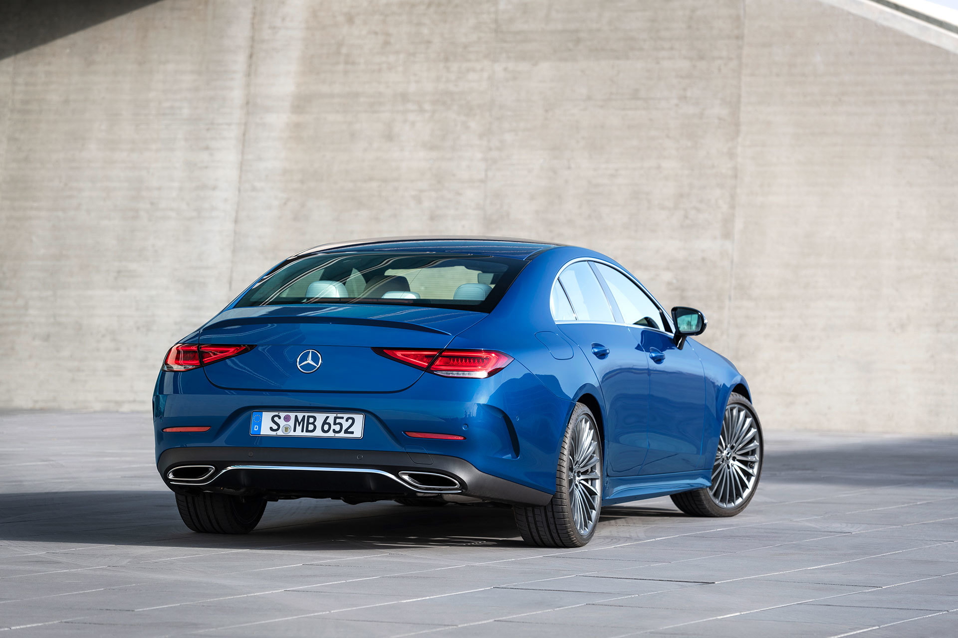 Mercedes Cls Coupe 2021 Azul Amg Line 26
