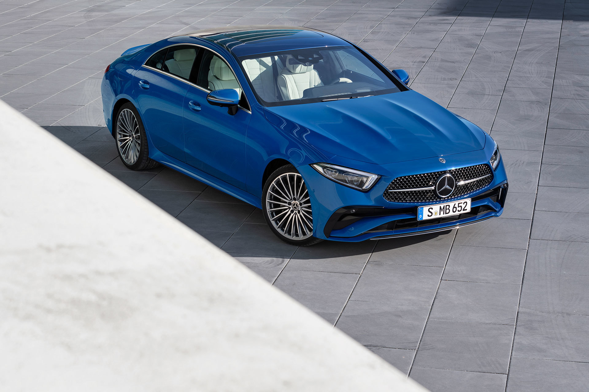 Mercedes Cls Coupe 2021 Azul Amg Line 28