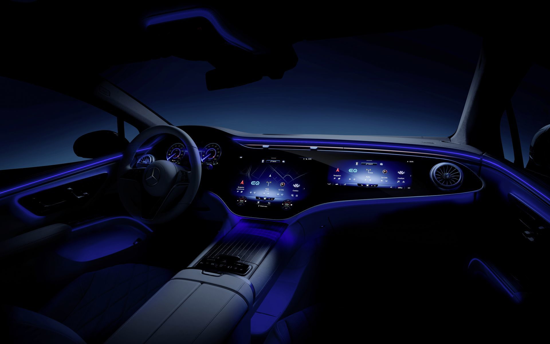 Mercedes Eq, Eqs, Interieur, Mbux Hyperscreen Mercedes Eq, Eqs, Interior, Mbux Hyperscreen