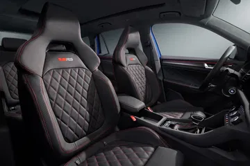 Skoda Kodiaq Rs 2021 Azul Asientos Delanteros 009