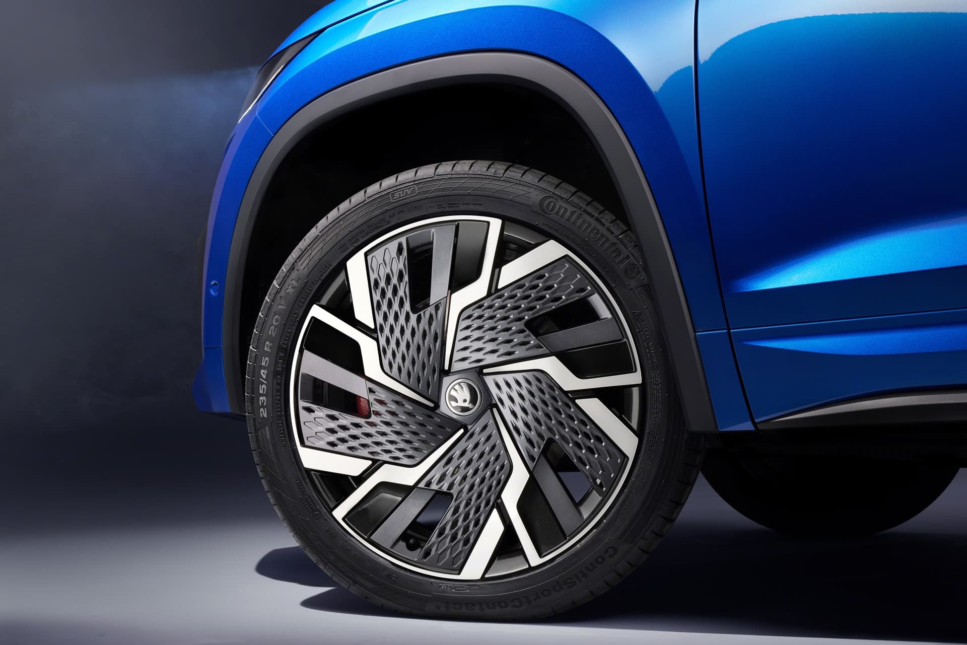 Skoda Kodiaq Rs 2021 Azul Llanta 011