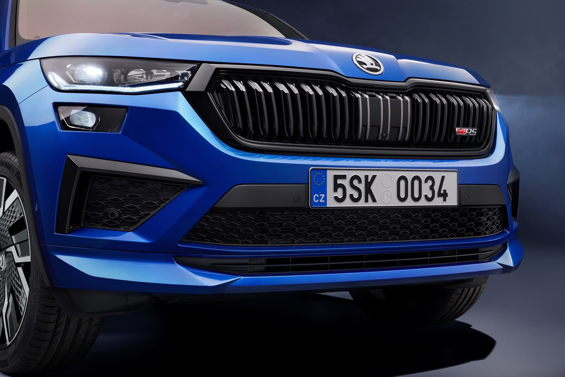 Skoda Kodiaq Rs 2021 Azul Parrilla 006
