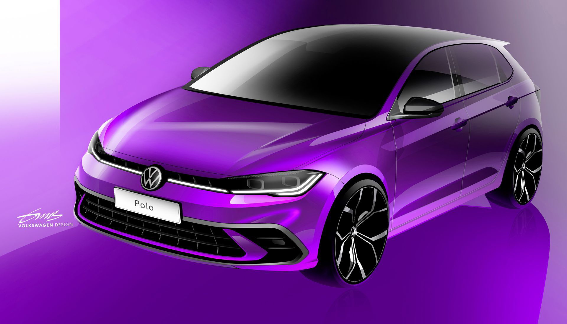 Volkswagen Polo 2021 2 Bocetos