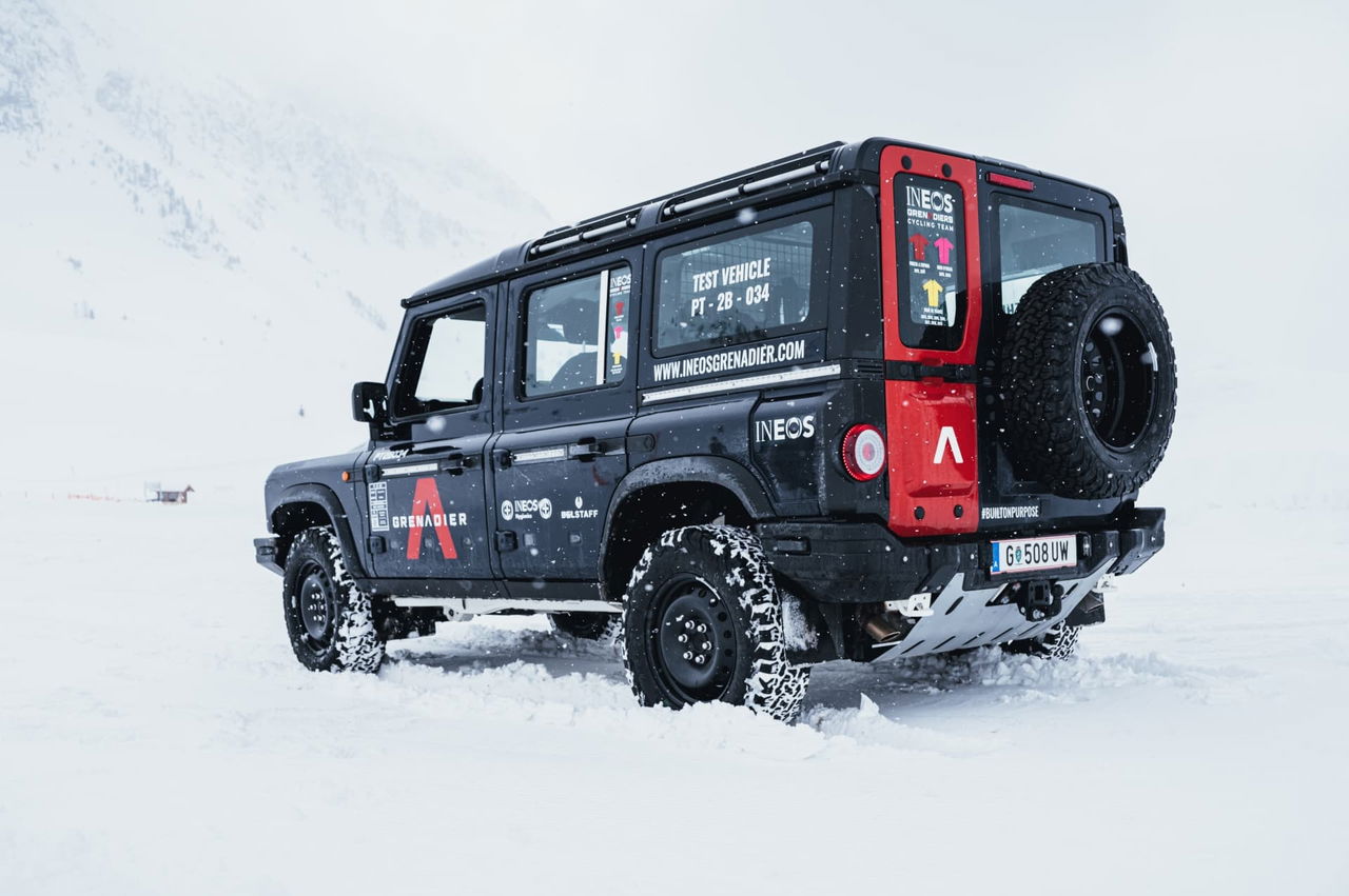 Ineos Grenadier Prototipo Test Fotos Mayo 2021 09 Nieve