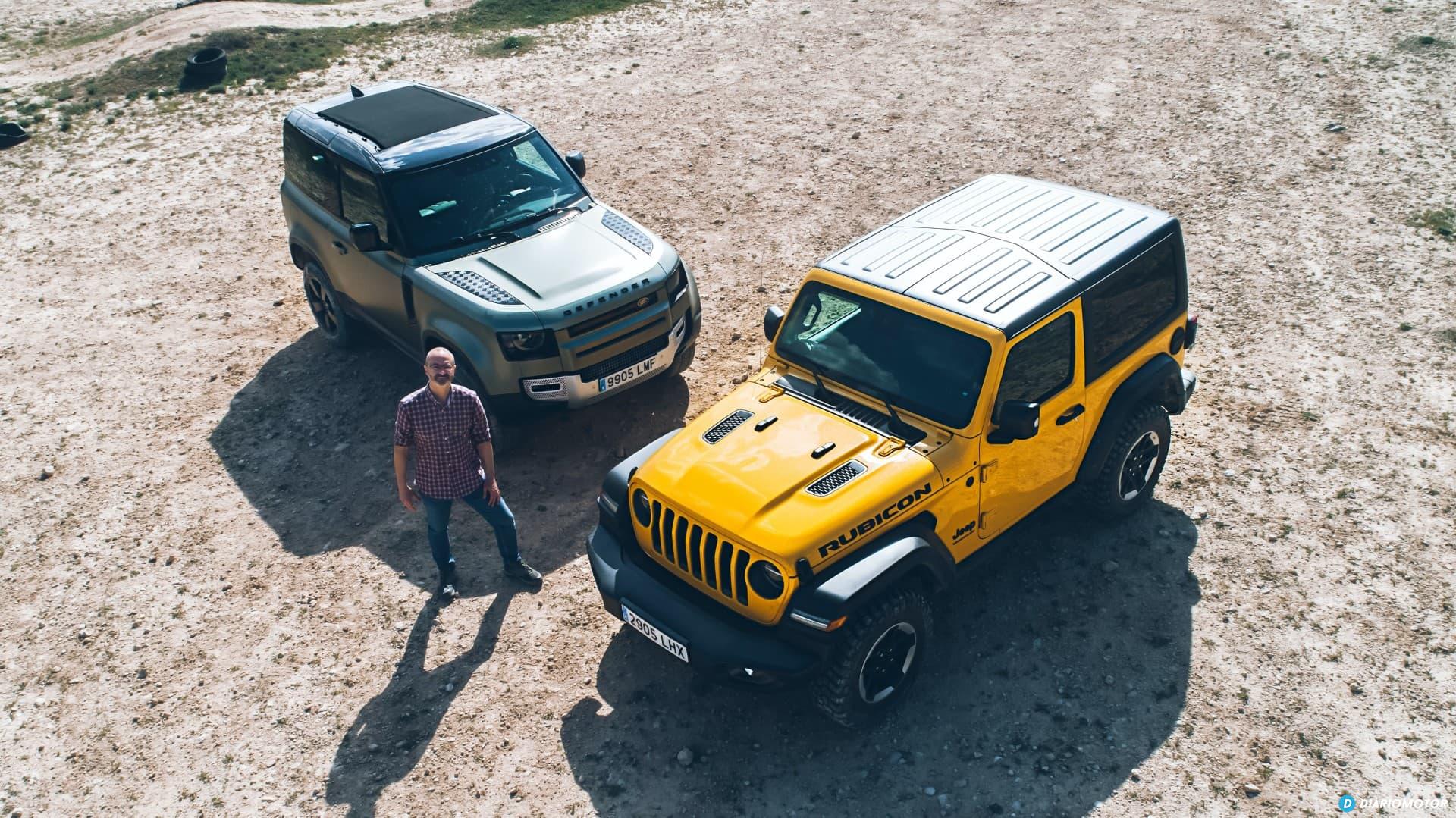 Comparativa 4x4: Land Rover Defender 90 vs Jeep Wrangler Rubicon, ¿cuál es  el mejor todoterreno a la venta en Europa? [vídeo] | Diariomotor