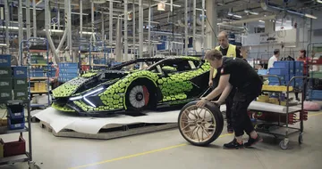 Lego Lamborghini Sian Tamano Real 11