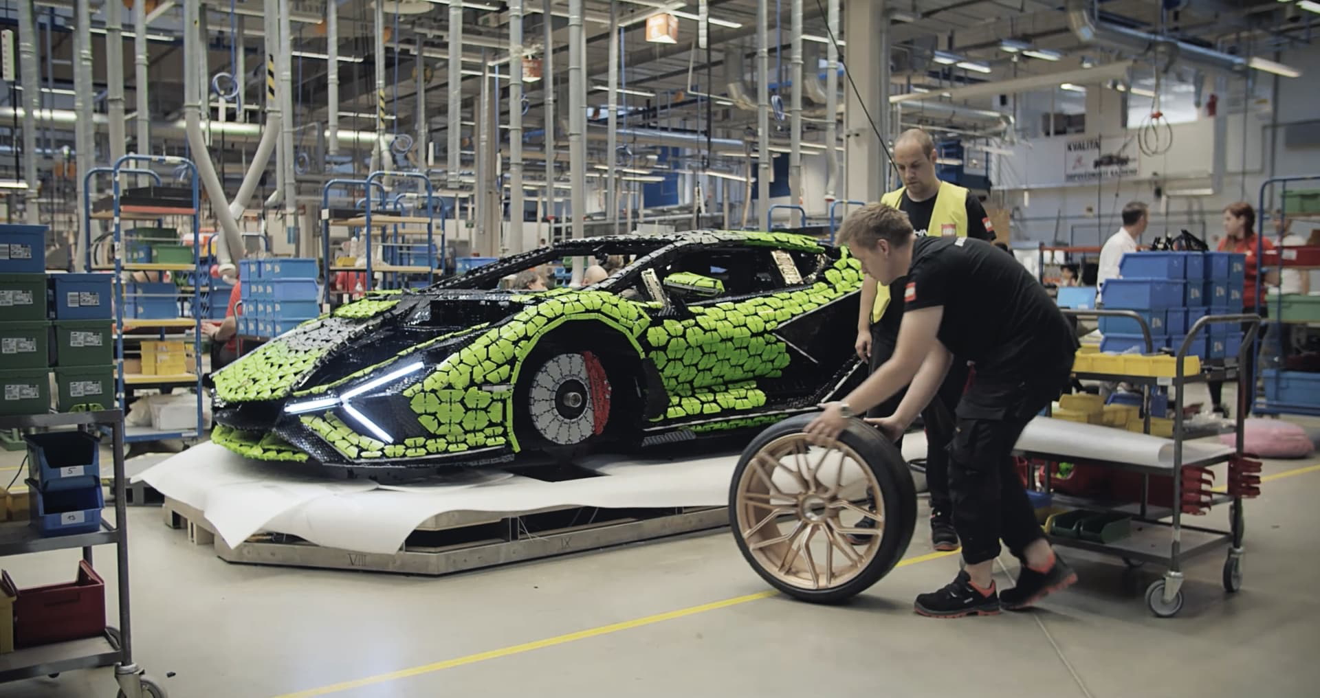 Lego Lamborghini Sian Tamano Real 11