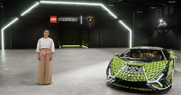 Lego Lamborghini Sian Tamano Real 2