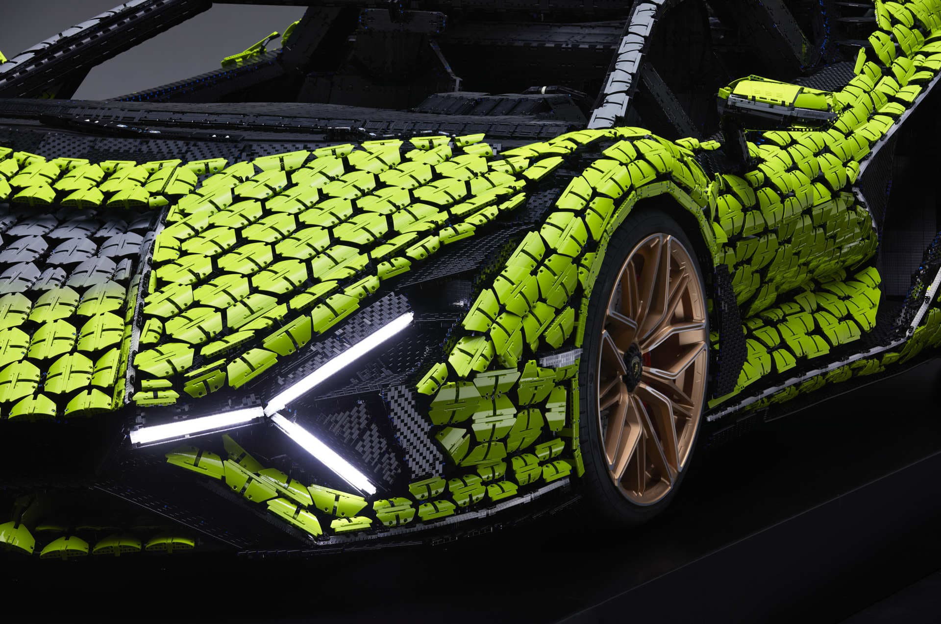 Lego Lamborghini Sian Tamano Real 20