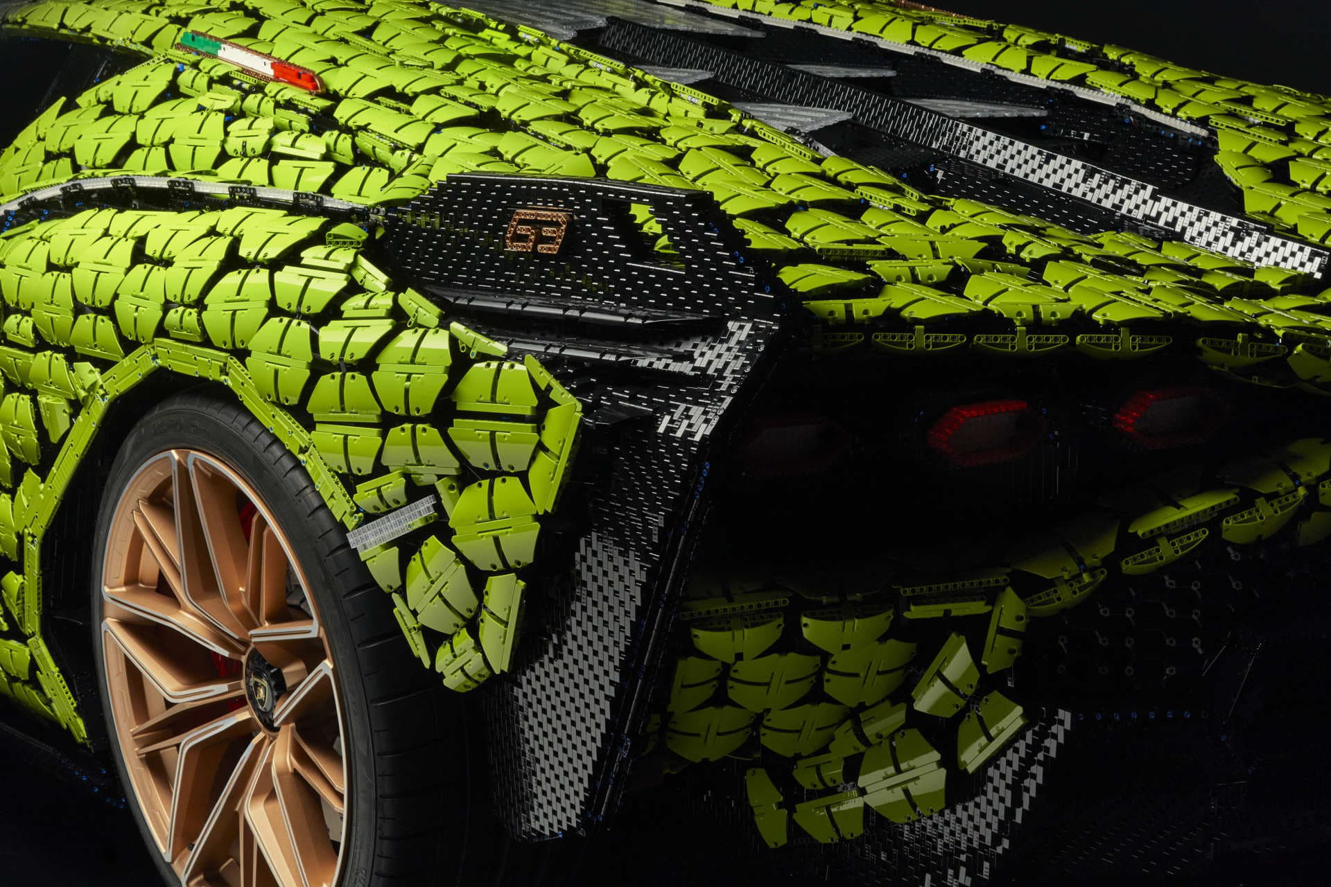 Lego Lamborghini Sian Tamano Real 23