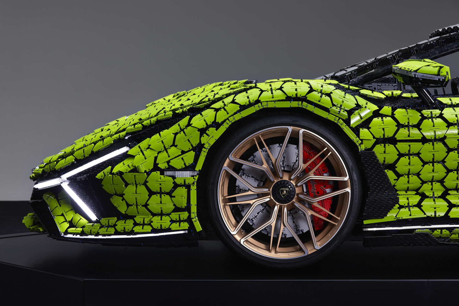 Lego Lamborghini Sian Tamano Real 30