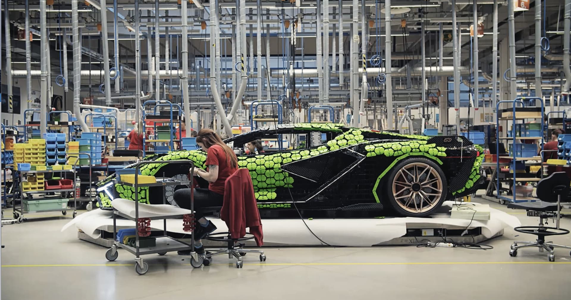 Lego Lamborghini Sian Tamano Real 9