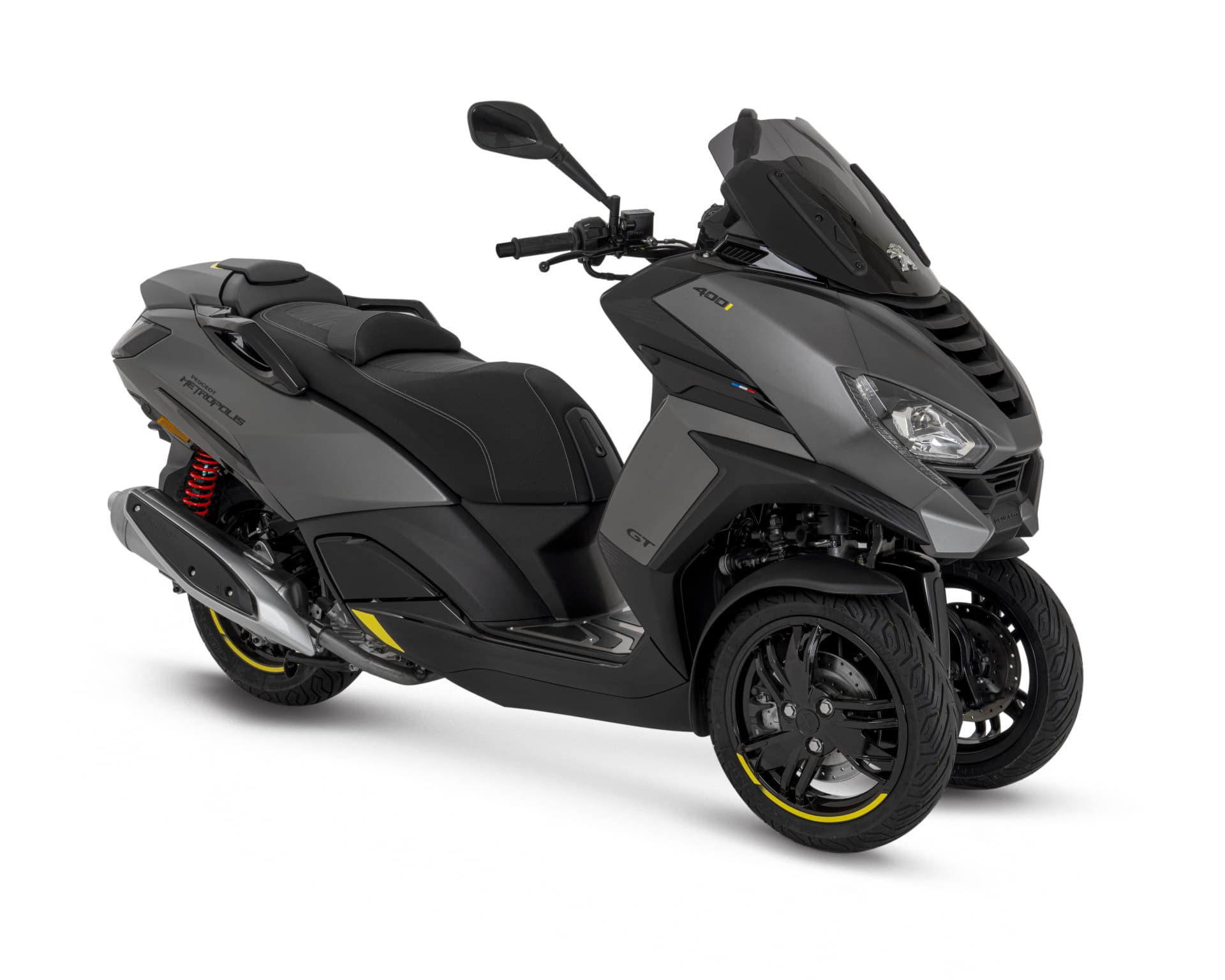 Peugeot Metropolis 400 Gt Satin Titanium 3 4 Exhaust