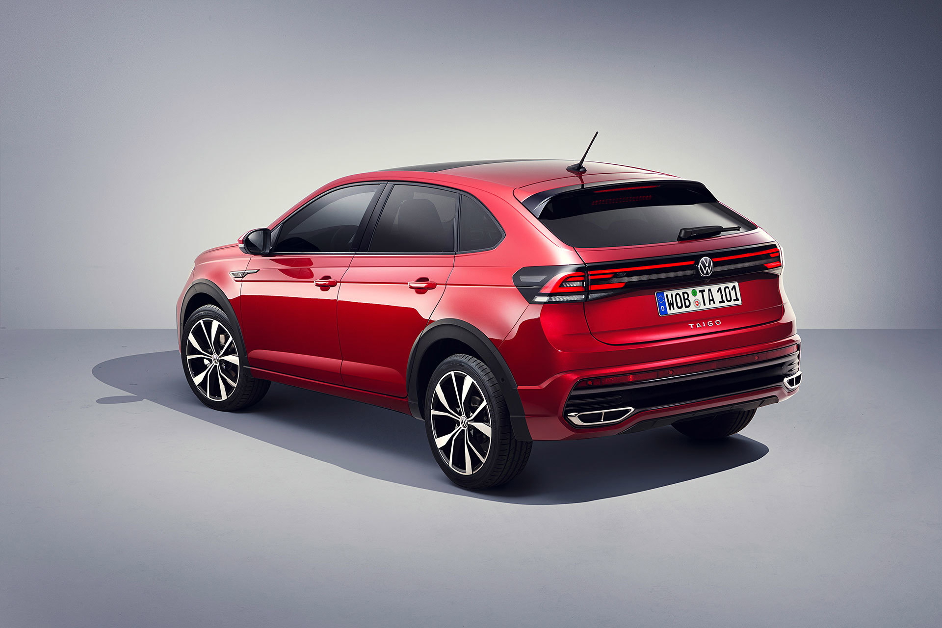 Volkswagen Taigo 2022 Trasera Rojo Kings Red Exterior 04