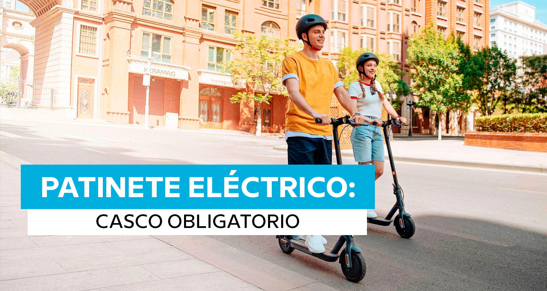 La DGT obligará a llevar casco a los usuarios de patinetes eléctricos