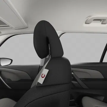 Vista del reposacabezas con cinturón de seguridad del Citroën Grand C4 SpaceTourer.