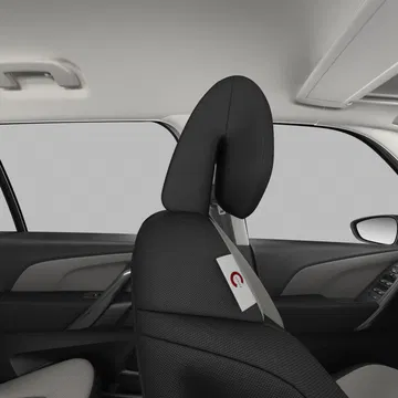 Vista del reposacabezas central del Citroën Grand C4 SpaceTourer.