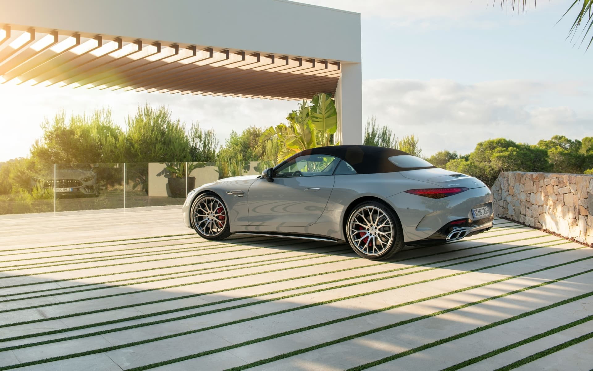 Mercedes Amg Sl 55 4matic+ Outdoor 2021 Mercedes Amg Sl 55 4matic+ Outdoor 2021