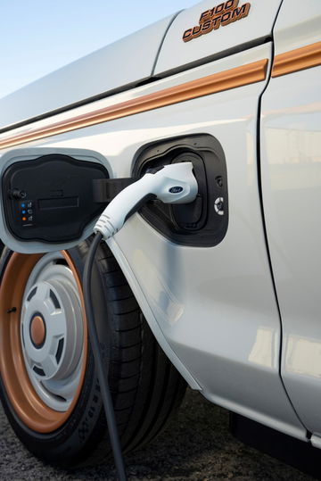 All Electric F 100 Eluminator Concept Truck