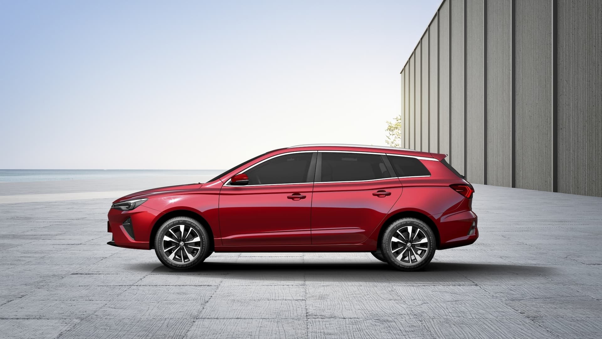 Empty,concrete,floor,and,gray,wall.,3d,rendering,of,sea