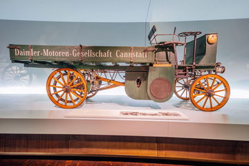 Daimler Motor Lastwagen Von 1898: 1,25 Tonnen Nutzlast Mit Nur 4,1 Kw (5,6 Ps) Daimler Motorised Truck From 1898: 1.25 Tonne Payload With Just 4.1 Kw (5.6 Hp)