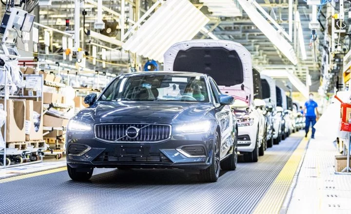 Volvo Cars Manufacturing Plant In Daqing, China