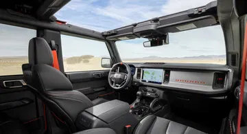 2022 Bronco Raptor Interior Black Onyx