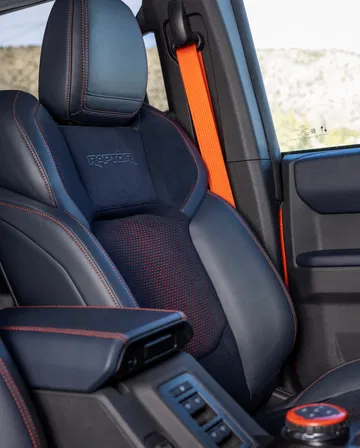 2022 Bronco Raptor Interior Rhapsody Blue