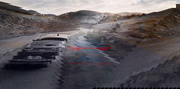 Vista trasera del Kia ProCeed destacando su diseño deportivo.