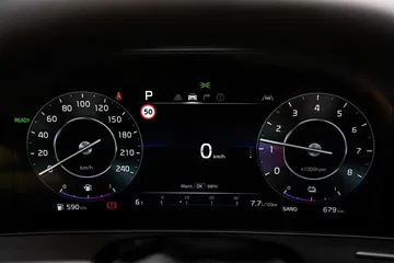 Vista del cuadro de instrumentos digital del Kia Sportage.