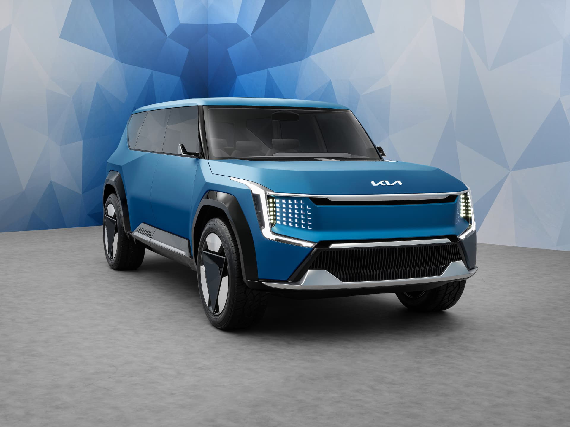 Kia Ev9 Conceot Llegada Europa 02 Exterior Frontal 34