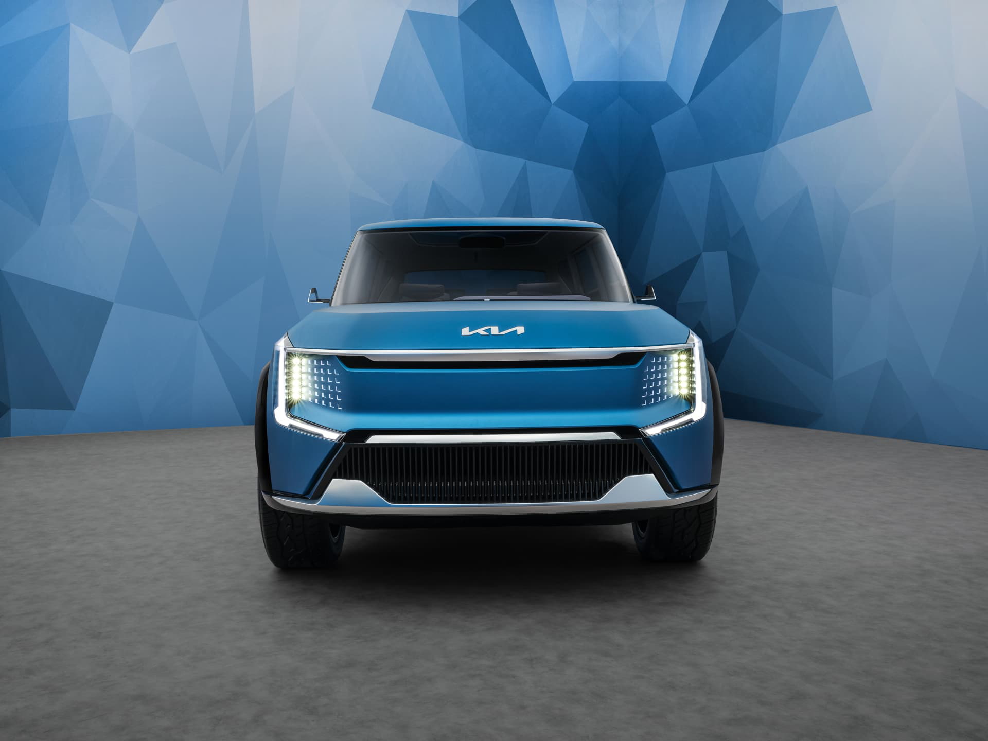 Kia Ev9 Conceot Llegada Europa 03 Exterior Frontal
