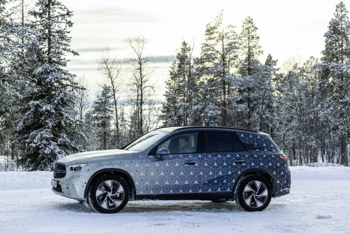 Mercedes Benz Glc Wintertesting Arjeplog (sweden)