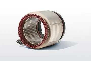 Vista del componente eléctrico del BMW i7, posiblemente parte del motor.