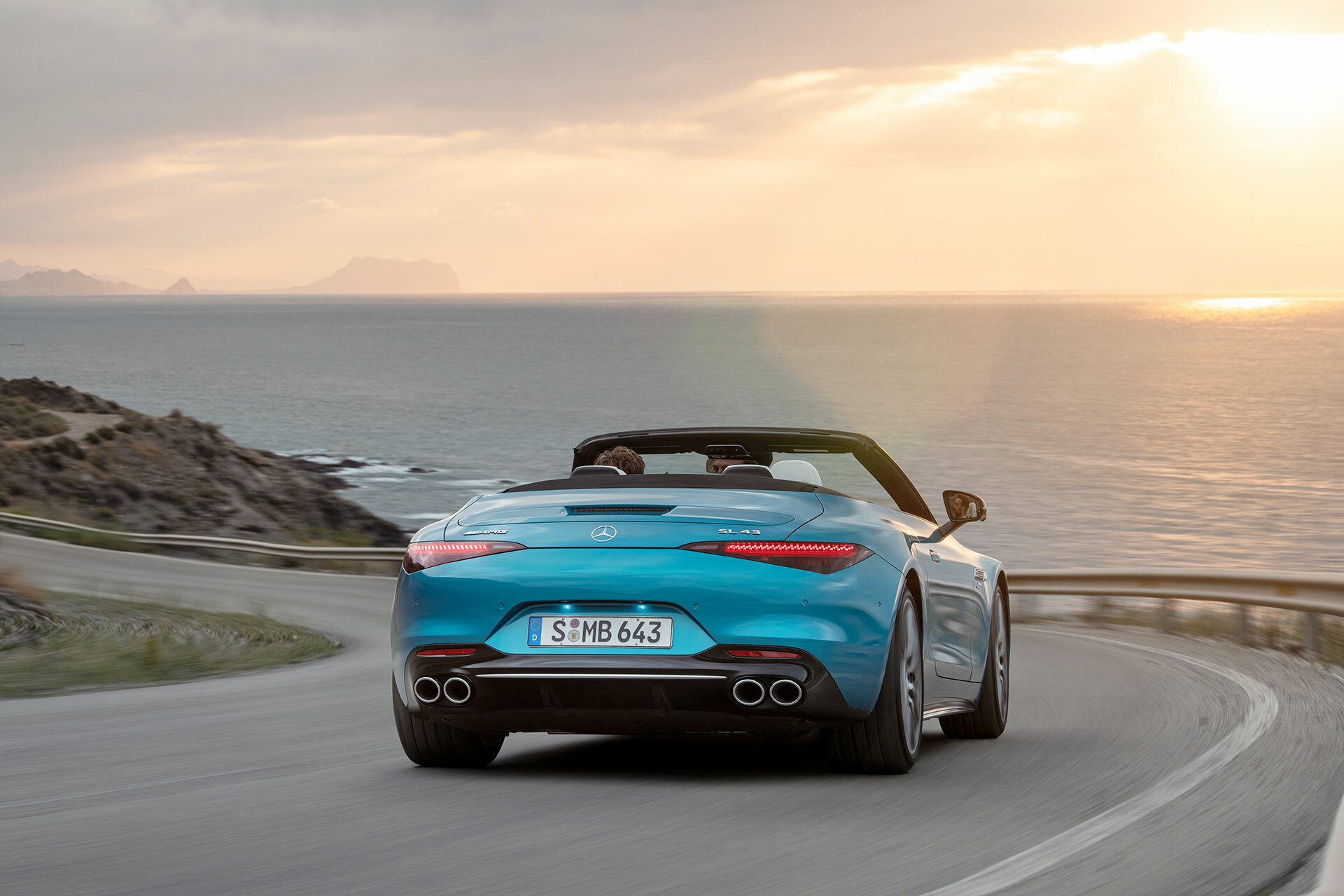 Mercedes Amg Sl 43 Azul 2022 06