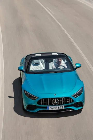 Mercedes Amg Sl 43 Azul 2022 08