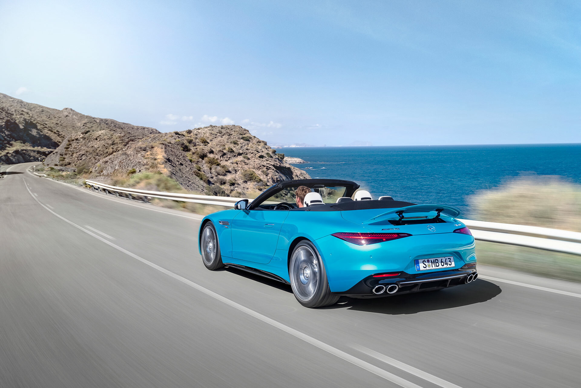 Mercedes Amg Sl 43 Azul 2022 12