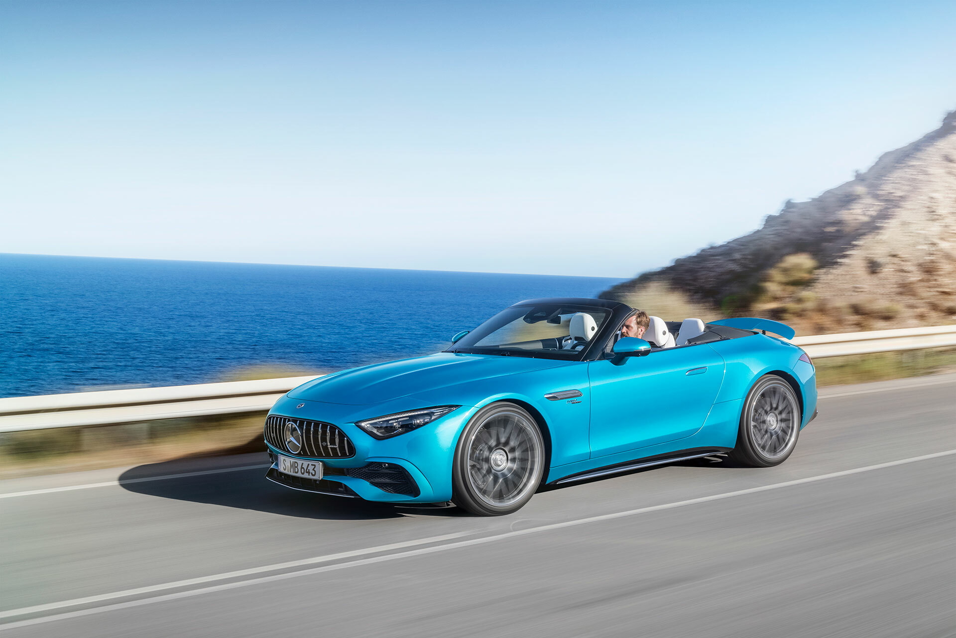 Mercedes Amg Sl 43 Azul 2022 13