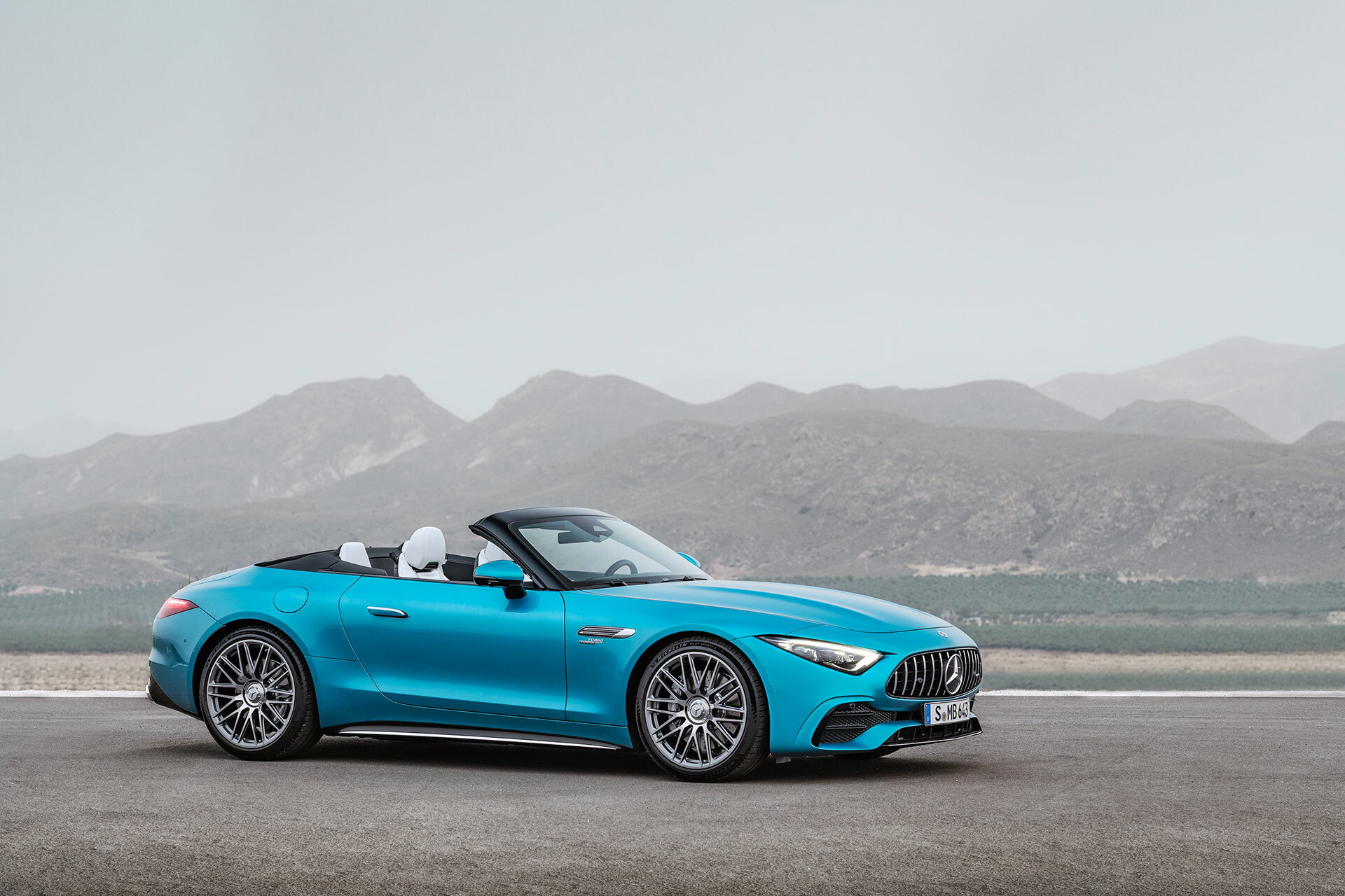 Mercedes Amg Sl 43 Azul 2022 20