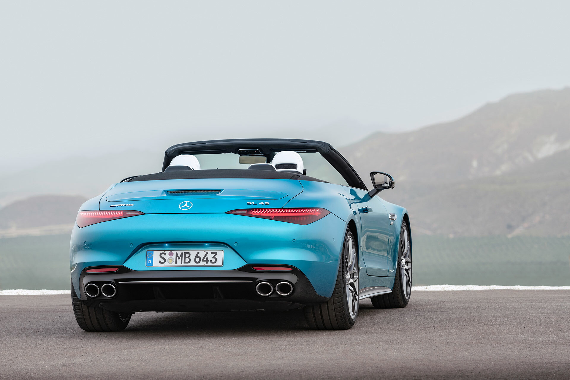Mercedes Amg Sl 43 Azul 2022 23