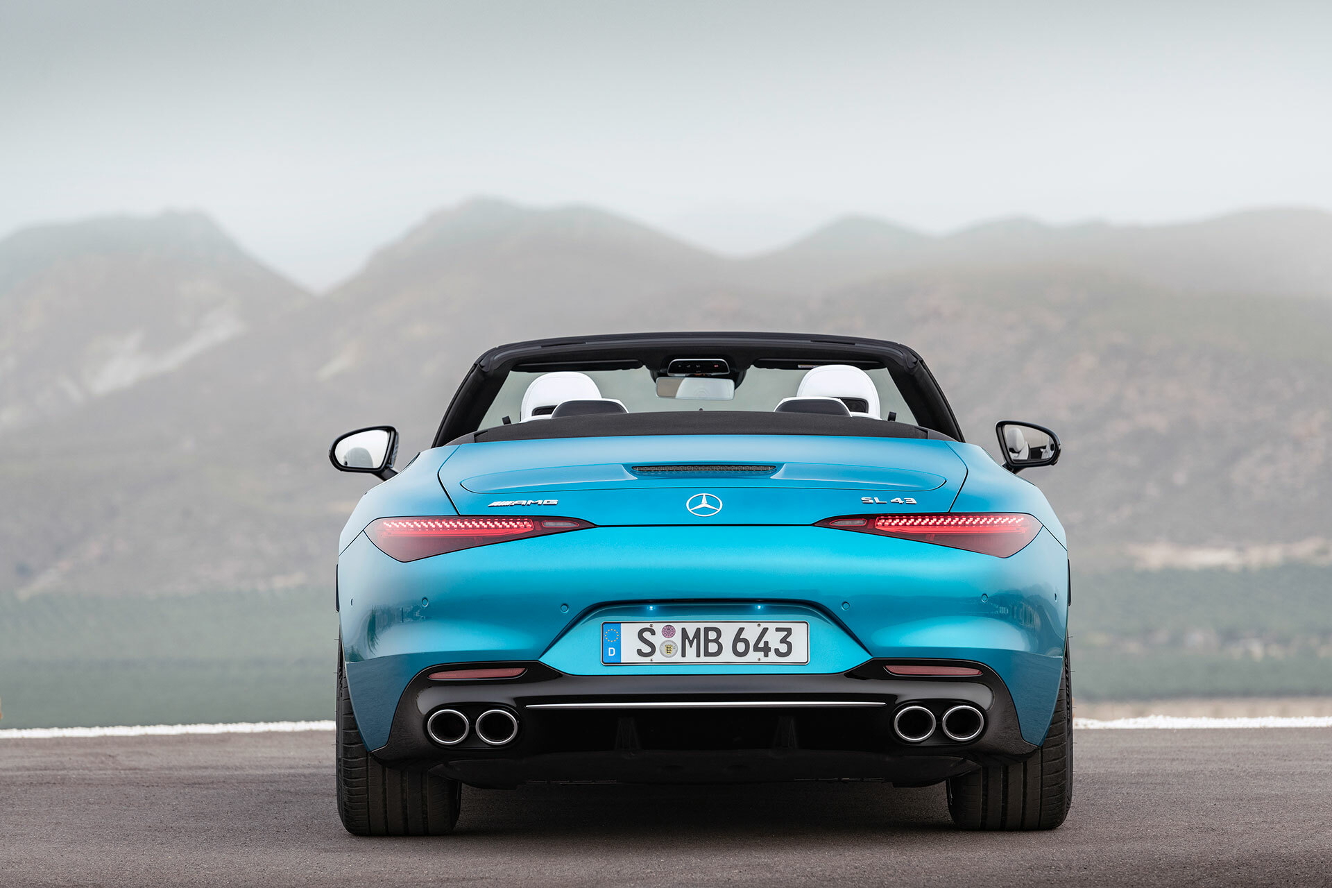 Mercedes Amg Sl 43 Azul 2022 24