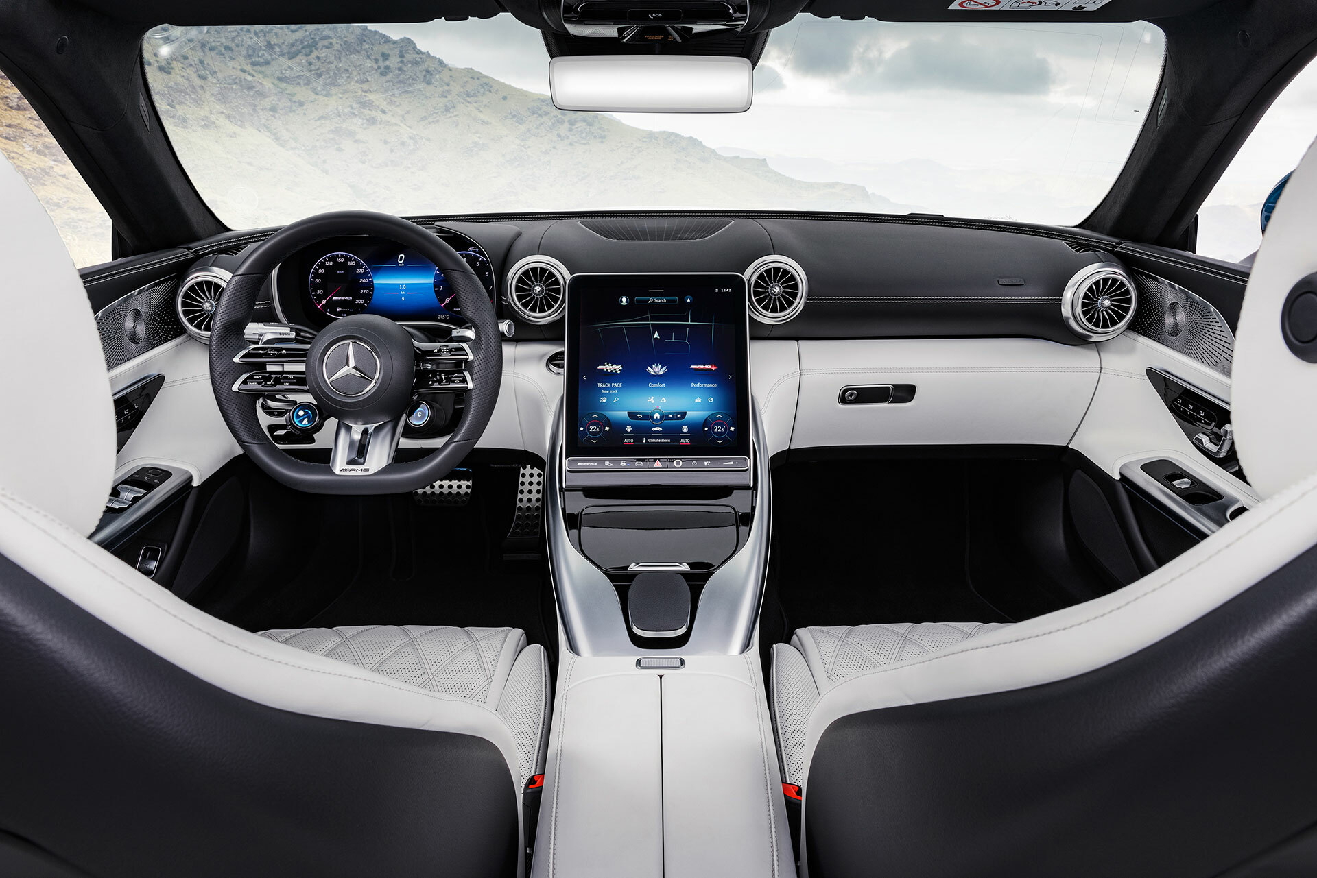 Mercedes Amg Sl 43 Azul 2022 38