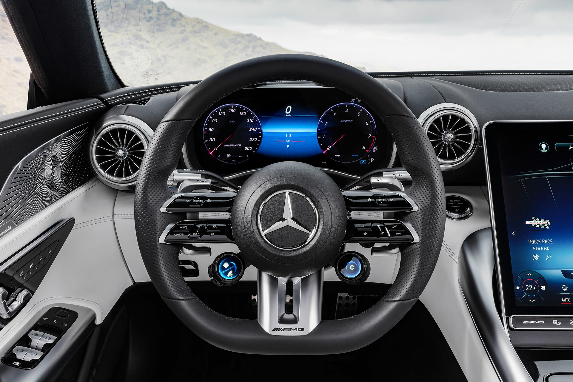 Mercedes Amg Sl 43 Azul 2022 39