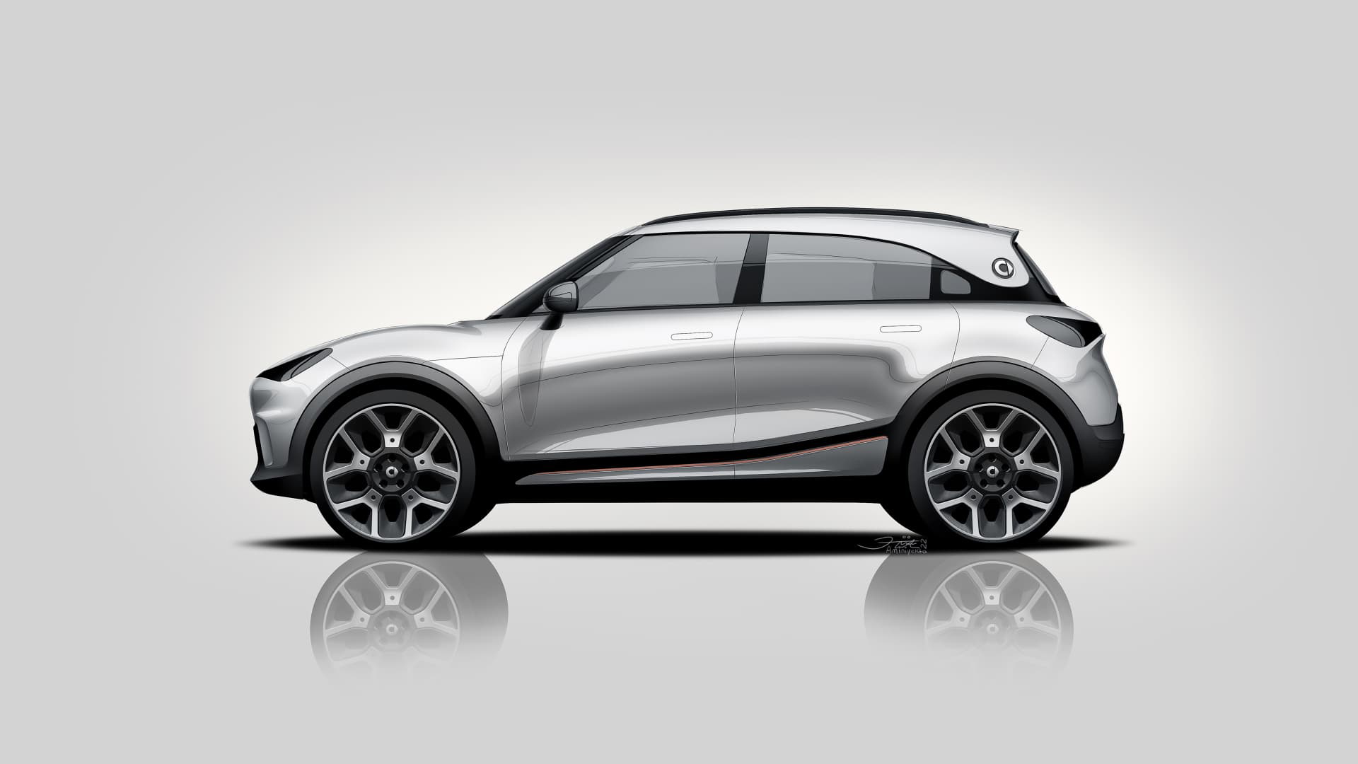 Smart 1 Suv Presentacion 2023 33 Exterior Boceto