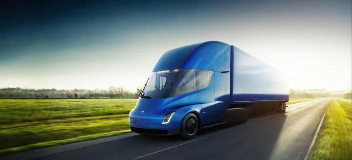 Tesla Semi Azul 1440 Tesla Semi Azul 1440