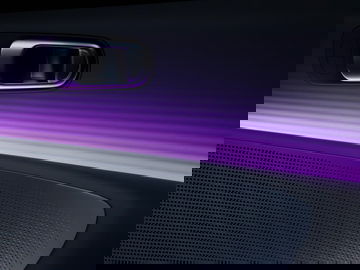 Vista del sistema de iluminación ambiental del Hyundai IONIQ 6.